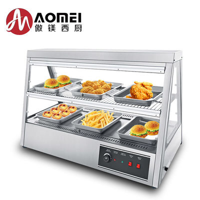 High Capacity Churros and French Fries Display Warmer Temperature Range 30-80°C 40kg