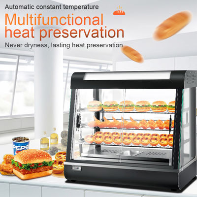 Multifunctional Commercial Glass Food Warmer Display Showcase for Your Kitchen Needs