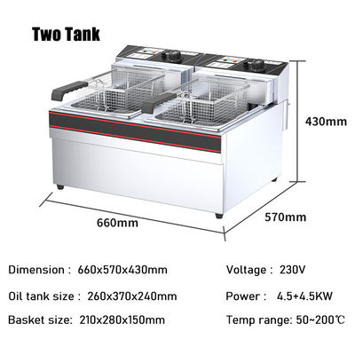 Electric Turkey Industrial Deep Fryer for Frying Commercial Fish Potato and Plantain