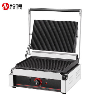 Commercial Non-Stick Panini Press Sandwich Maker Grill for Kitchen Cooking Baking BBQ