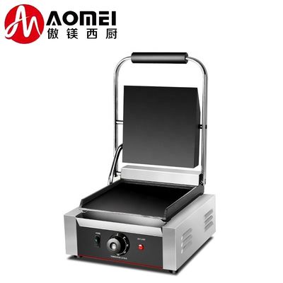 Non-stick Electric Press Grill Full Flat Grill Type for Commercial Grilled Sandwiches