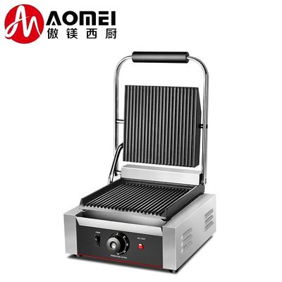 Non-stick Electric Press Grill Full Flat Grill Type for Commercial Grilled Sandwiches