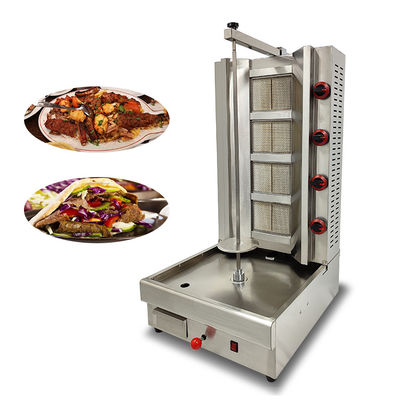 Commercial Kitchen Equipment Gas Burner Shawarma Kebab Machine for Food Beverage Shops
