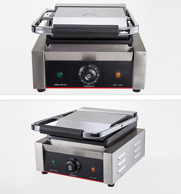 Non-stick Electric Press Grill Full Flat Grill Type for Commercial Grilled Sandwiches