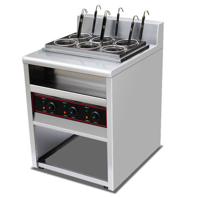 Kitchen Mechanical Equipment Freestand 6 Baskets Electric Pasta Cooker Customized Logo