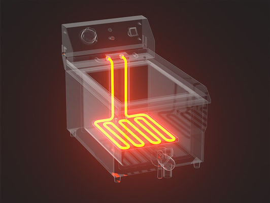 Electricity Heating 2 Tank Deep Fryer for Commercial Kitchen to Make Potato French Fries