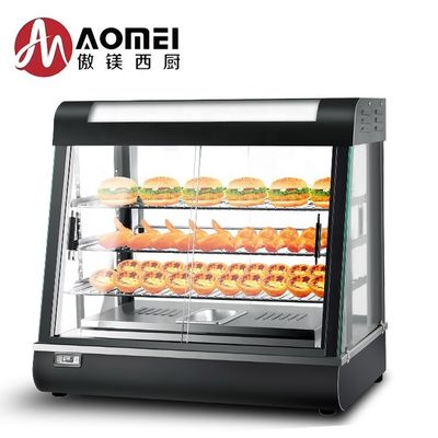 Modern Desgin Two Layer Hot Air Circulation Food Display Warmer for Fried Chicken