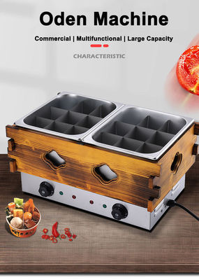 Kanto Cooking Machine Low Energy Commercial Electric Oden Machine with 20L Capacity