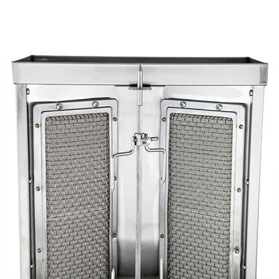Automatic Rotating Gas Type LPG/NG Doner Kebab Machine Chicken Shawarma Grill Machine