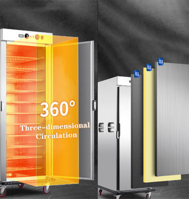 Convenient and Versatile Kitchen Tools Mobile Food Warmer Carts with 2620W Power