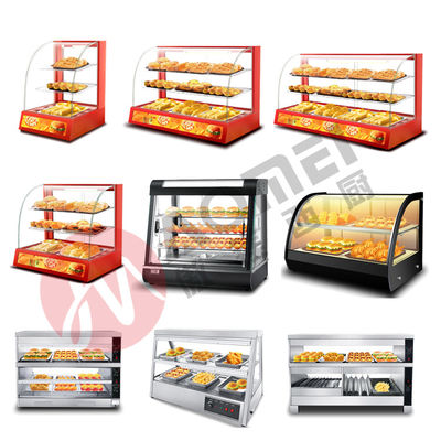 Warmer and Heater Function Electric Display Showcase for Commercial Kitchen Hot Food