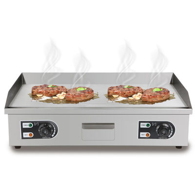 Hotel Restaurant Kitchen Equipment Stainless Steel Table Top Electric Flat Plate Griddle