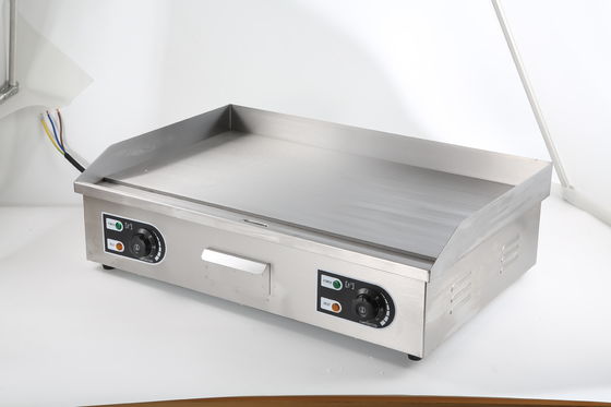 Hotel Restaurant Kitchen Equipment Stainless Steel Table Top Electric Flat Plate Griddle
