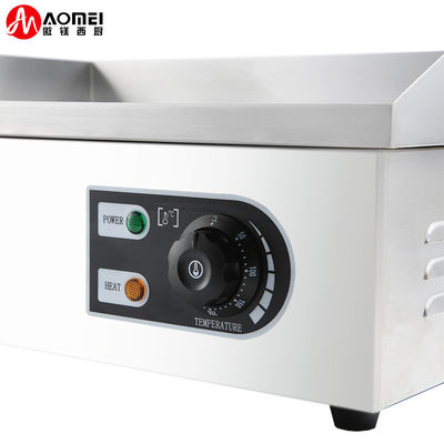 Electric Griddle for Restaurant Cooking Stainless Steel Material Temperature 50-300C