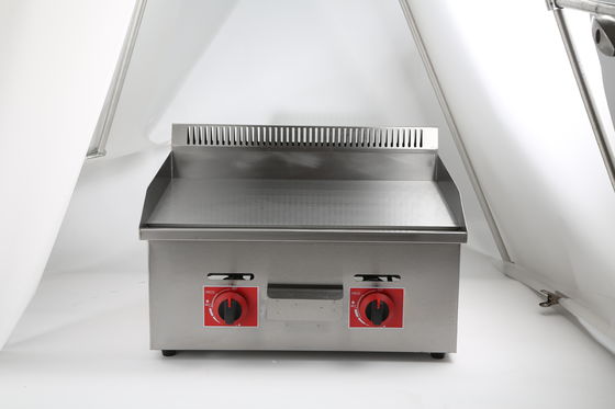 730*550*340mm Non-stick Commercial Bbq Gas Griddle for Restaurant Kitchen Counter Top