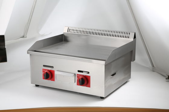 730*550*340mm Non-stick Commercial Bbq Gas Griddle for Restaurant Kitchen Counter Top