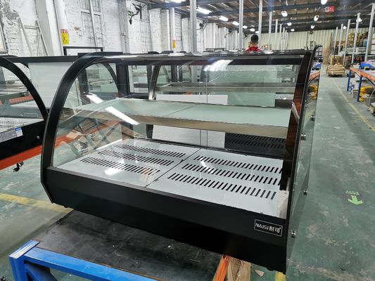 Fast Food Electric Food Warmer Display Pastry Showcase with 220V 250W Voltage Customize