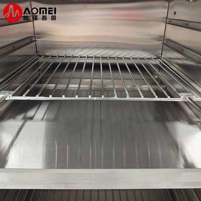 Power Source Electricity Commercial Chicken Roaster with Infrared Salamander Grill