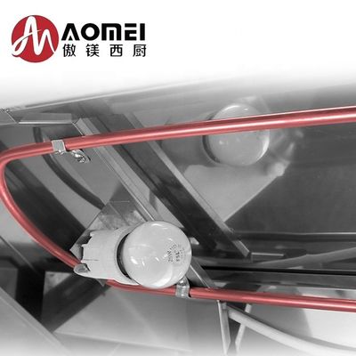 Restaurant Design Multi-functional Food Warmer Display Counter with 30-85C Temperature