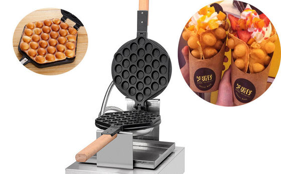 Timer and Temperature Control HongKong Style Electric Non-Stick Egg Waffle Maker 220v