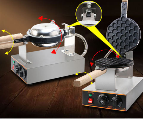 Timer and Temperature Control HongKong Style Electric Non-Stick Egg Waffle Maker 220v
