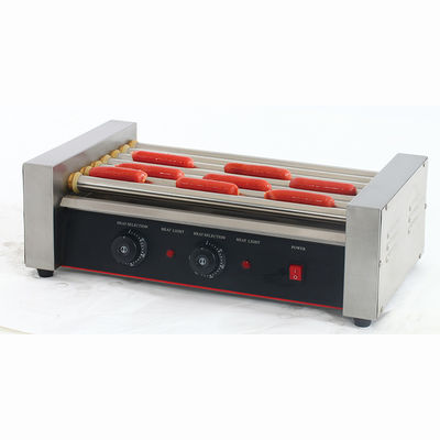 5 Roller Grill Hot Dog Machine for Stainless Steel Restaurant Kitchen Equipment