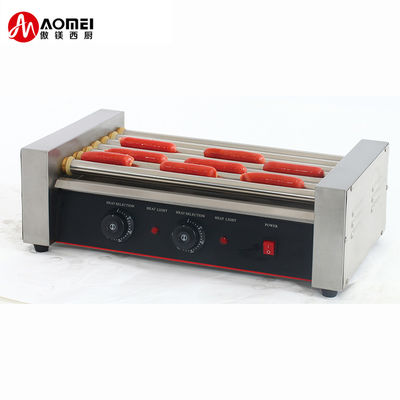 5 Roller Grill Hot Dog Machine for Stainless Steel Restaurant Kitchen Equipment