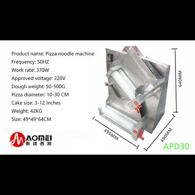 Electric Pizza Dough Roller Machine APD30 for Kitchen Equipment in Manufacturing Plant