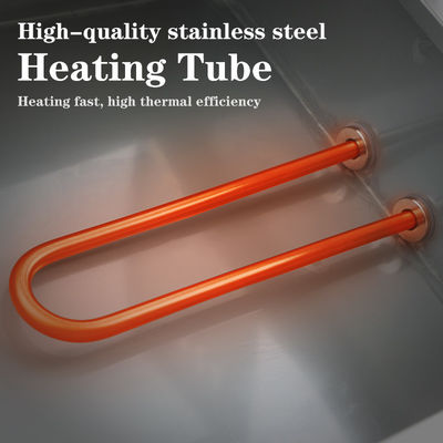 270*330*100mm Pan Size 220V Glass Cover Bain Marie with 3/4/5/6 Plates Professional