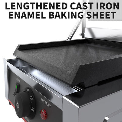 Electric Silver White Table Top Panini Contact Grill for Perfectly Grilled Sandwiches