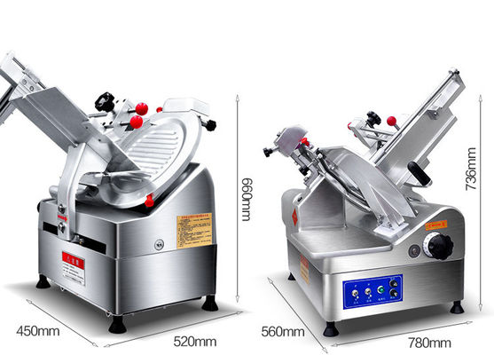 Professional 300mm Blade Stainless Steel Automatic Meat Slicer for Commercial Kitchen