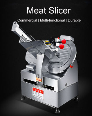 Professional 300mm Blade Stainless Steel Automatic Meat Slicer for Commercial Kitchen