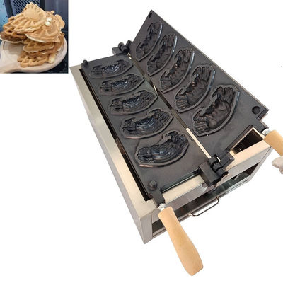 Commercial Non Stick Electric Egg Waffle Maker with Crab and Animal Shapes Cartoon 110/220 Voltage
