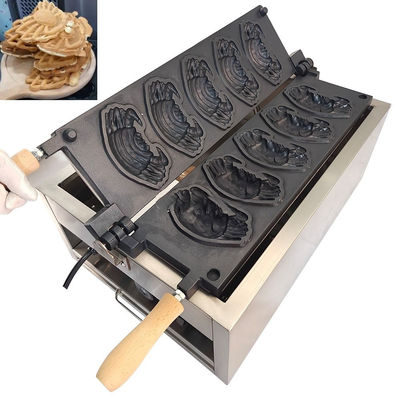 Commercial Non Stick Electric Egg Waffle Maker with Crab and Animal Shapes Cartoon 110/220 Voltage