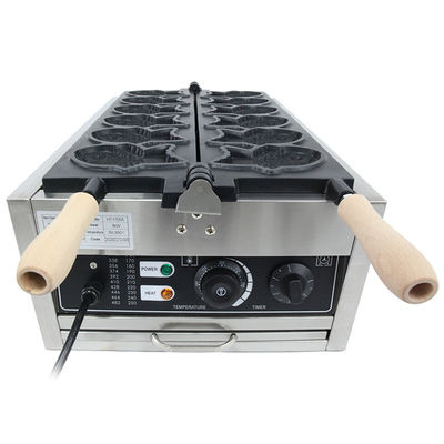 Korea Fish Taiyaki Machine 6pcs Waffle Fish Maker with in 2023 Year