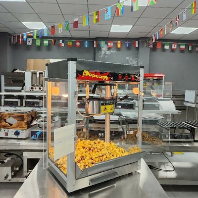 NO App-Controlled Stainless Steel Popcorn Machine for Commercial Electric Popcorn