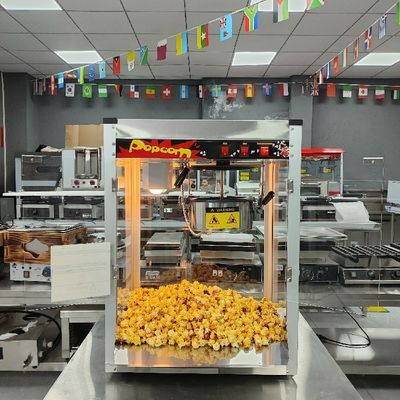 NO App-Controlled Stainless Steel Popcorn Machine for Commercial Electric Popcorn
