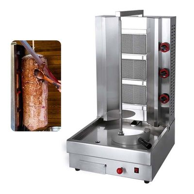 Revolutionize Your Shawarma Business with 3 Burner Gas Machine Semi-automatic