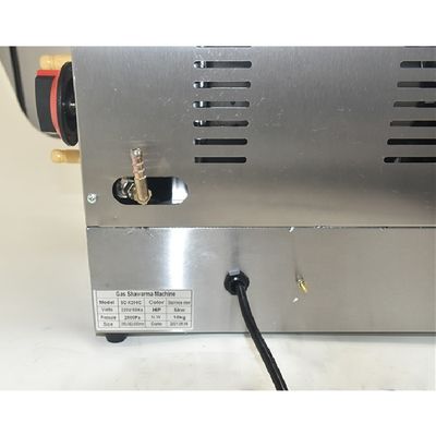 Gas Shawarma Machine 2 Burner Chicken Doner Kebab BBQ Grill Skewers Maker For Outdoor