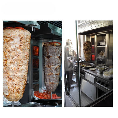 High Power Grill Meat Fast and Efficientlys Doner Kebab Shop Shawarma Making Machine