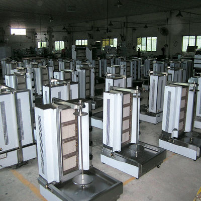 220V Full Automatic Shawarma Grill Doner Kebab Machine with 2/3/4/5/6 Burners Gas Grill