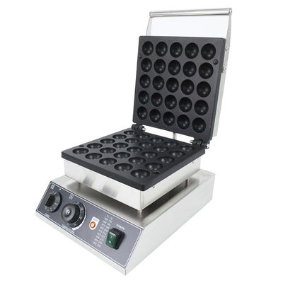 25 Holes Commercial Electric Ball Shape Waffle Maker with Temperature Range of 50-300