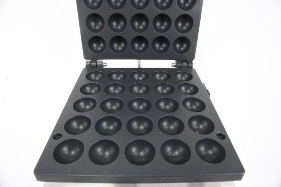 25 Holes Commercial Electric Ball Shape Waffle Maker with Temperature Range of 50-300