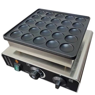 25-Hole Electric Non-Sticking Mini Waffle Maker for Delicious Pancakes and Muffins