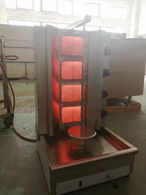 25 KG Gas 4-burner Electric Grill Kebab Machine/doner machine/shawarma machine GB-950