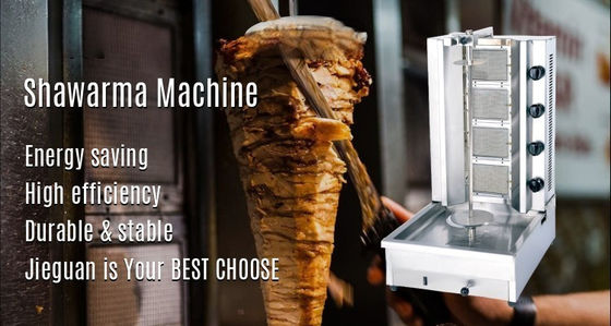 25 KG Gas 4-burner Electric Grill Kebab Machine/doner machine/shawarma machine GB-950