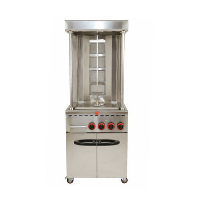 Advanced Commercial Gas Upright Chicken Doner Pita Making Machine for Shawarma Shop