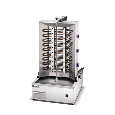 Advanced Commercial Gas Upright Chicken Doner Pita Making Machine for Shawarma Shop