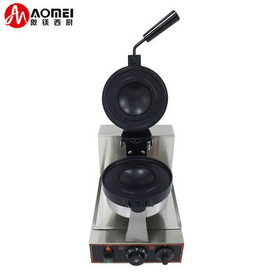Electric UFO Waffle Maker Stainless Steel and Adjustable Thermostat for Snack Making