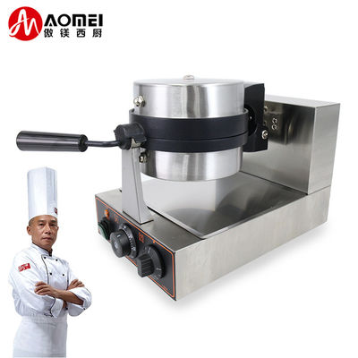 Electric UFO Waffle Maker Stainless Steel and Adjustable Thermostat for Snack Making